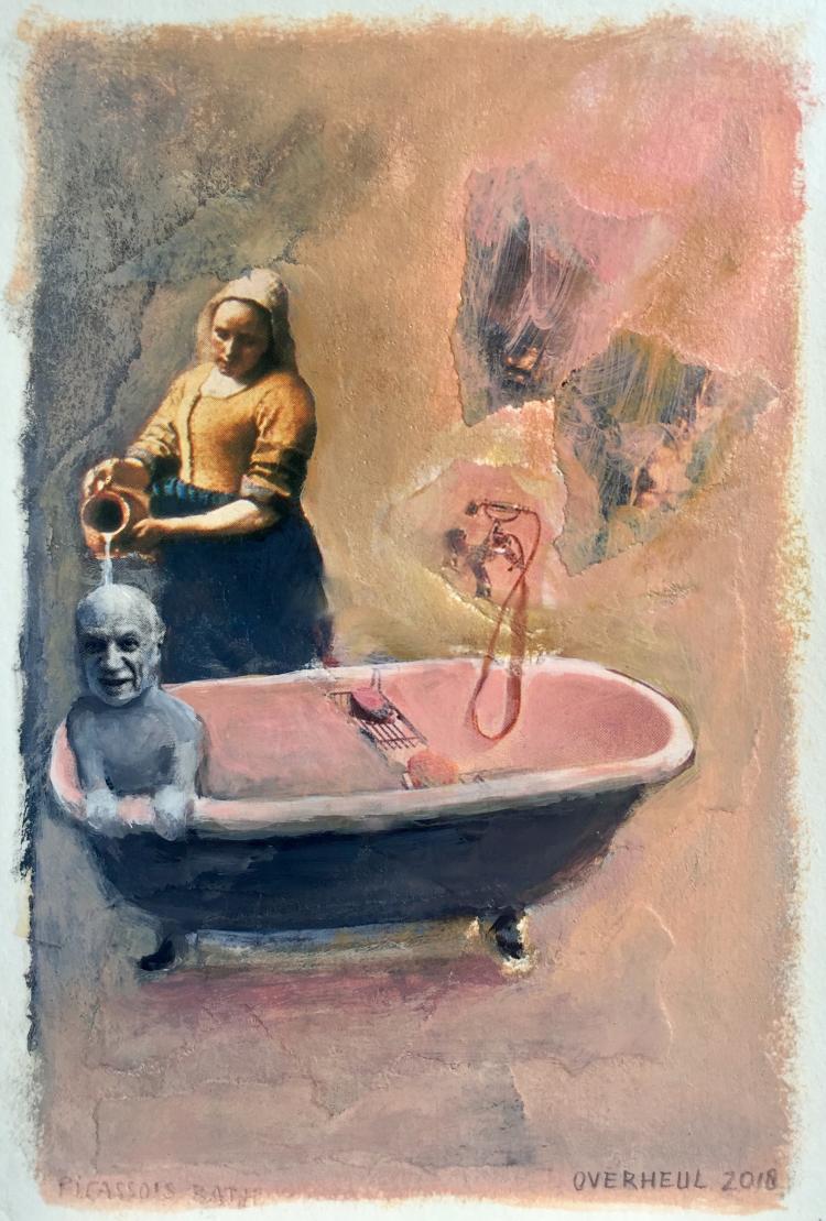 ‘Picasso’s Bath’ - art mini - Sylvie Overheul